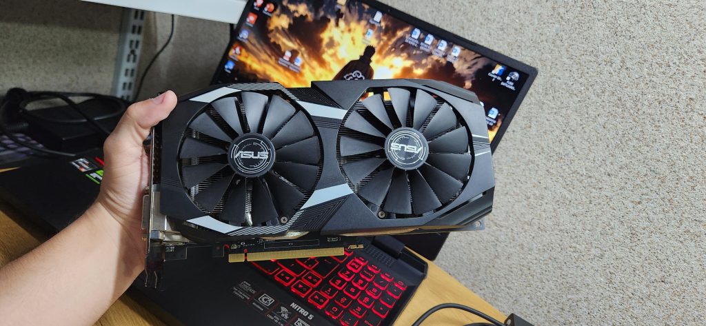placa de video asus para fazer updade